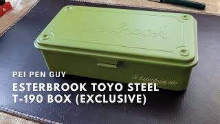 Esterbrook Toyo Steel T190 Box Exclusive [upl. by Gnos314]