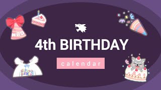 Wolvesville 2022 Birthday Calendar ALL ITEMS [upl. by Audris]