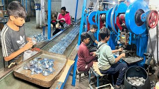 Amazing Manufacturing Process Of Honda Horn In Factory  Mass Production Process Of Bike Horn [upl. by Hilar]