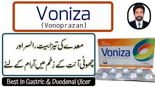 Voniza Tablets Uses  Vonoprazan Best In Gastric And Doudenal Ulcer  Side Effect  DrAHmandal [upl. by Noeht293]