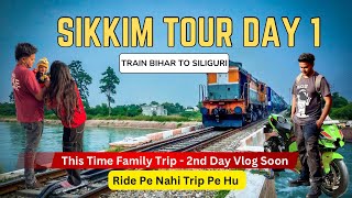 Sikkim Trip Day 1 🫶 Siliguri 😍 Train 6 Hours late 🥵 DD01 RIDER [upl. by Tsenrae]