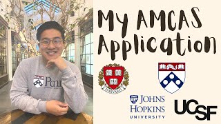 Reviewing my MDPhD AMCAS application that got me into Harvard Hopkins UPenn and more [upl. by Phillie402]