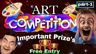 🏆new art competition🎉art competitions🤗🏆prize for art competition🌹siyaram k artartart contest [upl. by Deenya]