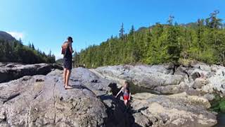 aukmin Tribal Park Vancouver Island BC 360° video [upl. by Ycnalc]