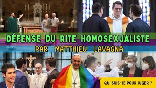 🎙Adrien Abauzit  Matthieu Lavagna défend par le mensonge le rite homosexualiste conciliaire [upl. by Etteuqaj722]