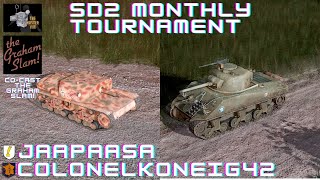 Steel Division 2 SDL Monthly Tourney ColonelKoneig42 vs Jaapaasa [upl. by Azmah455]