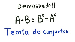 DEMOSTRACIÓN MATEMÁTICATEORÍA DE CONJUNTOS [upl. by Doty]