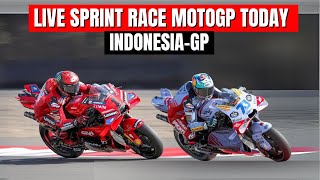 Live MotoGP Sprint Race Today IndonesiaGP at Mandalika Cirucit indonesiagp [upl. by Airotciv]