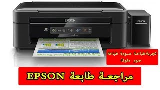 ودِّع خراطيش الحبر مع طابعة EPSON L382  تجربة طباعة صورة مع وسيم حمدان [upl. by Aerdnat]