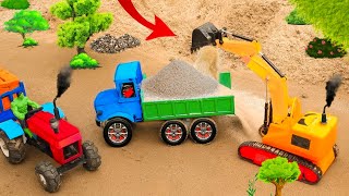 Diy diorama making mini grass chopping machine science project DIYTractorFarm1 [upl. by Lothar]