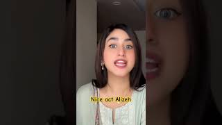 Nice act Alizeh❤️alizehjamali aayuzeh aayujanta shorts [upl. by Haldes732]