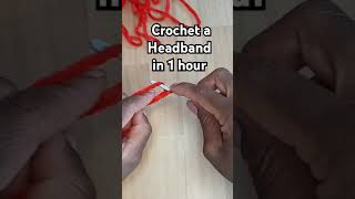 Lets crochet a headband Full tutorial on my channel [upl. by Haleak]