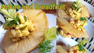 Ackee and BreadfruitHow to Make Jamaican Ackee and Breadfruit Vegan Chef Reid amp Chef Alexander [upl. by Anilegna]