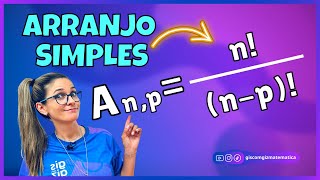 ARRANJO SIMPLES  ANÁLISE COMBINATÓRIA  Gis com Giz [upl. by Anrahc]