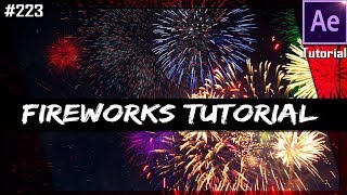 How to create realistic FIREWORKS No third party plugin required  After Effects tutorial [upl. by Jaquiss]