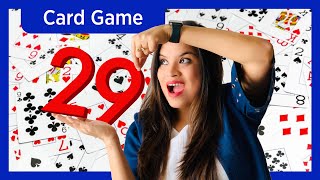 How to play 29 CARD GAME in Hindi  Interesting CARD GAME for 4 Players  28 Card Game Tutorial [upl. by Phina948]