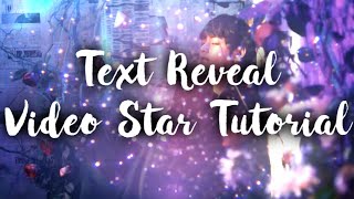 Text reveal tutorial for Video Star [upl. by Birmingham152]