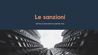 Le Sanzioni [upl. by Ahsiniuq]