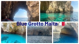 Exploring Blue Grotto Malta with family k sathHalf terms holidays family content [upl. by Cissej]