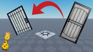 How to make bar screen doors in ROBLOX Studio [upl. by Aileda]