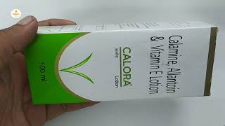 Calora Lotion  Calamine Allantone amp Vitamin E Lotion  Calora Lotion Uses Benefits Dosage Review [upl. by Navinod]