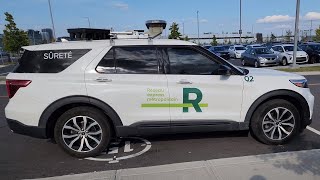 REM security vehicle outside of the Brossard REM Station [upl. by Ntsud929]