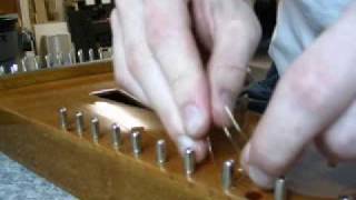 A Psimple Psaltery Tying a String to the Hitch Pin [upl. by Nihahs]