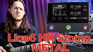 Line6 HX Stomp  Metal [upl. by Auhsaj]