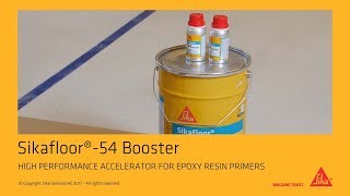 Sikafloor®54 Booster epoxy resin accelerator for flooring primer [upl. by Ring309]