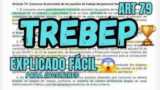 TREBEP  Concurso Provisión Funcionarios  OPOSICIONES  ART 79 [upl. by Onivla]