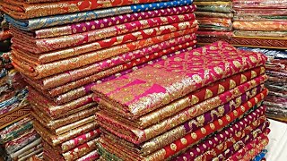 खुशखबरी 80 ₹ में साड़ी  गोदाम खुला जल्दी करो  Sarees online shopping Low price  Surat saree [upl. by Leziar837]