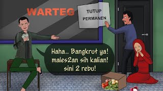 Tukang Parkir Preman  quot2 ribu gak buat kamu miskin Aku yg kayaquot HORORMISTERI  Kartun Hantu [upl. by Allcot775]