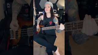 Slappin da bass with some Misery Business 🤘🏻 paramore fitforrivals bass shorts shortsvideo [upl. by Amyas]