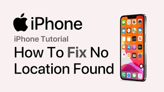 How To Fix No Location Found On Find My iPhone 2024 Update [upl. by Vaenfila]