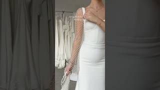 Timeless Pearl Sleeves A Modern Twist on the Classic Wedding Dress [upl. by Dirtsa]