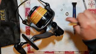 Mulinello Surfcasting Smontare Rullino guidafilo TICA Flash Surf FS 2000 [upl. by Uos]