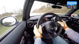 MINI F56 JCW 231hp  Sunday AUTOBAHN Ride 60FPS [upl. by Nollid]