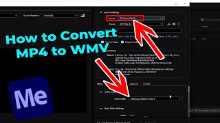 How to Convert MP4 to WMV in Adobe Media Encoder [upl. by Macfadyn412]