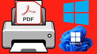 Enable the Microsoft Print to PDF Feature in Windows 10 amp 11 [upl. by Yerak]