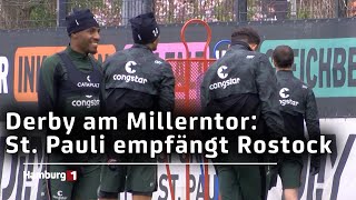 Derby am Millerntor FC St Pauli empfängt Rostock [upl. by Ivo725]