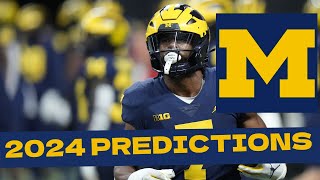 Michigan Football 2024 Predictions [upl. by Jill]