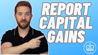 How To Report A Capital Gain To HMRC via Self Assessment Tax Return [upl. by Aken]