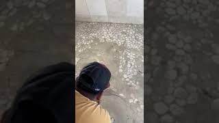 How to grout stone shower floor [upl. by Corenda]