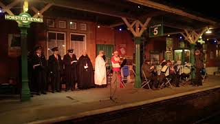 Bluebell Railway Christmas Carols at Horsted Keynes [upl. by Witherspoon734]