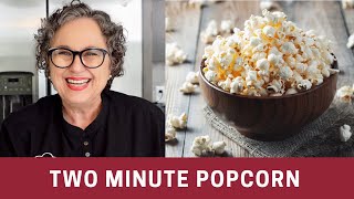 How to Make Popcorn in a Brown Paper Bag 2 Minutes  The Frugal Chef [upl. by Kinna48]