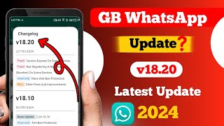 How to update gb whatsapp v1820 kaise kare [upl. by Reinnej]