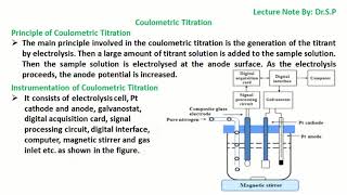 Coulometric Titration [upl. by Bunnie]