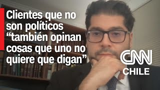 Abogado de Jadue y dichos sobre el CDE Clientes opinan como ciudadanos quotno con una mirada técnicaquot [upl. by Merceer422]