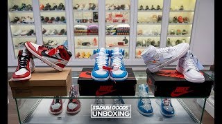 Unboxing All Three OffWhite x Air Jordan 1 Whats the best colorway [upl. by Darum450]