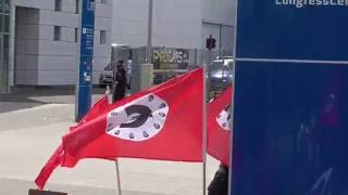 Anti Merkel Proteste zum Landfrauentag in Erfurt Messe am 06072016 [upl. by Blasien388]